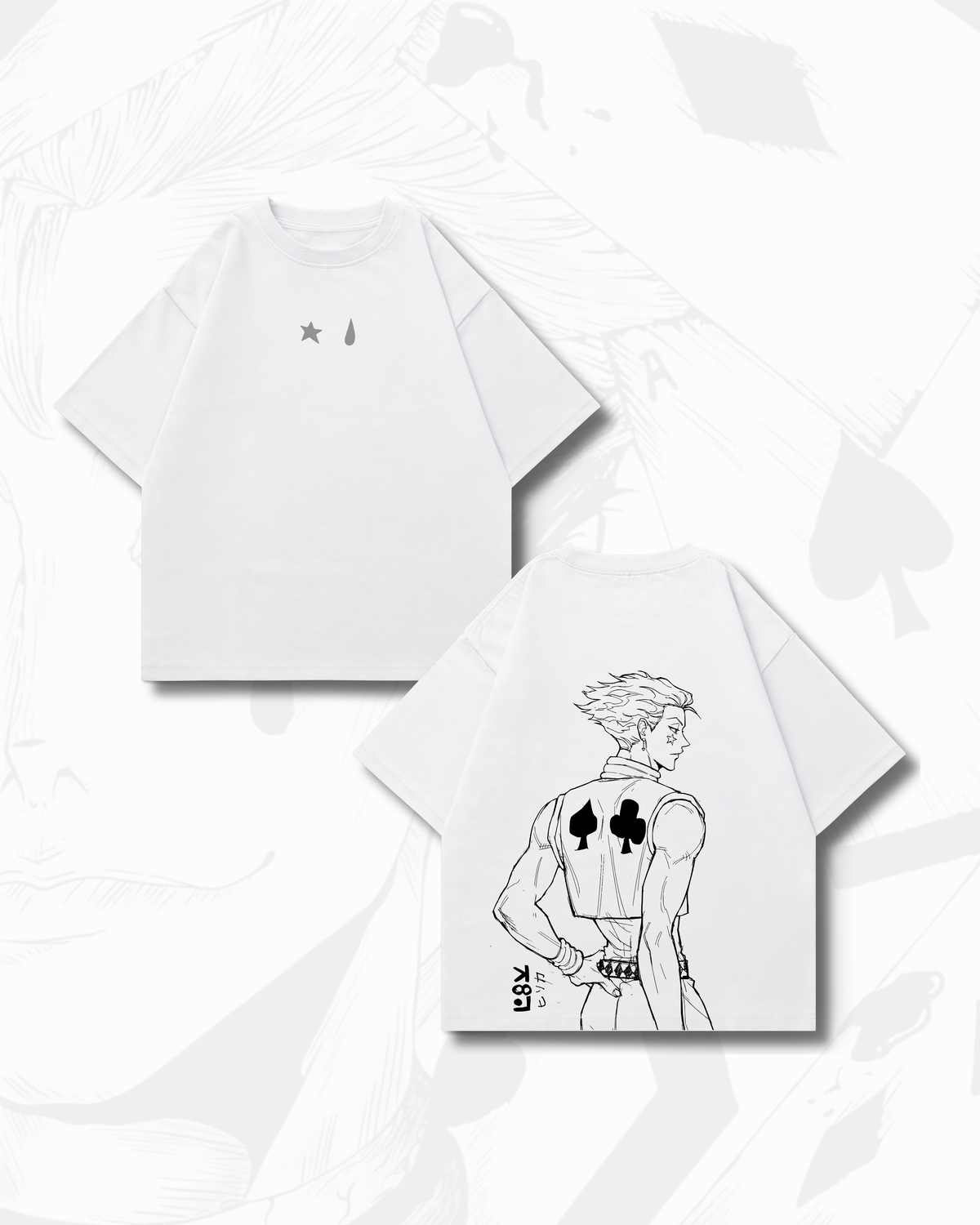 Camiseta Hisoka "Cards"