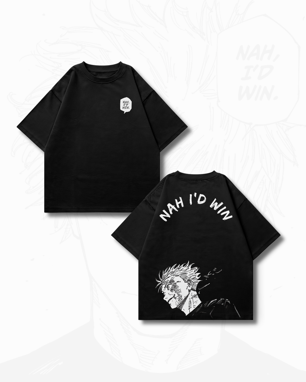 "NAH I'D WIN" Gojo T-shirt
