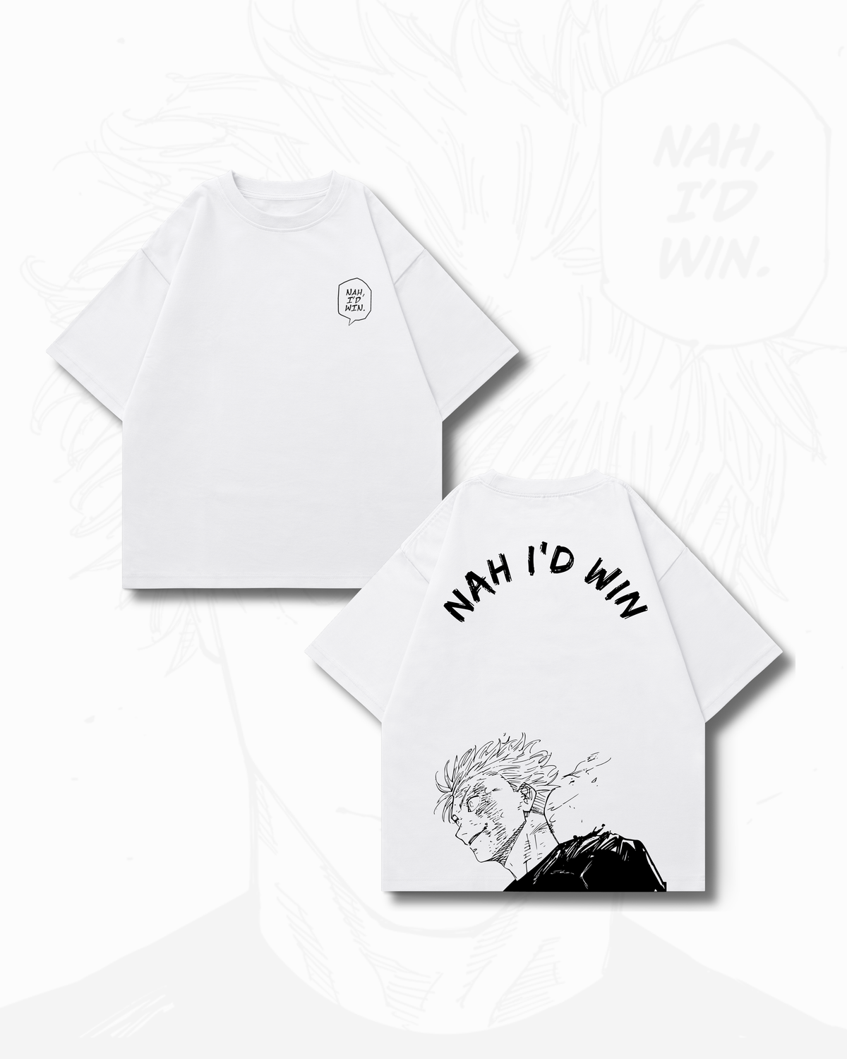 "NAH I'D WIN" Gojo T-shirt