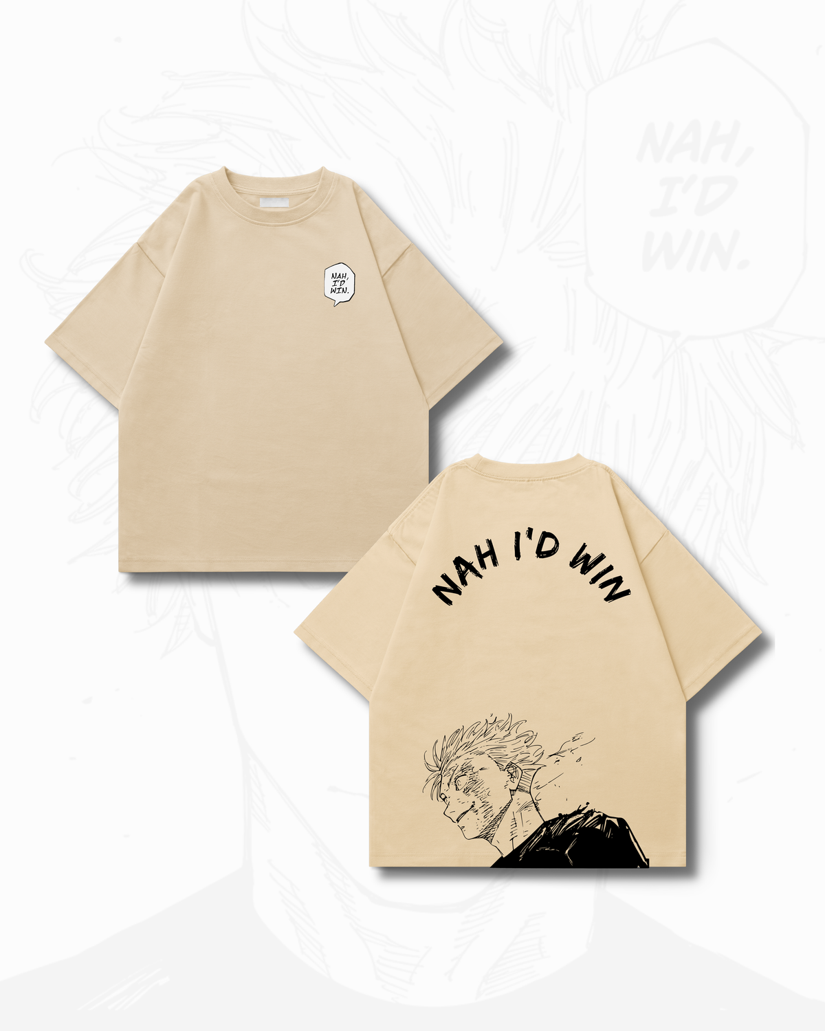 "NAH I'D WIN" Gojo T-shirt